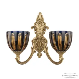 Бра Bohemia Ivele Verona 7209B15/2/175 FP P1 U Amber-Blue/H-1H
