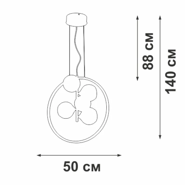 Подвесная люстра Vitaluce V3889DT-1/5+1S в Нижнем Новгороде