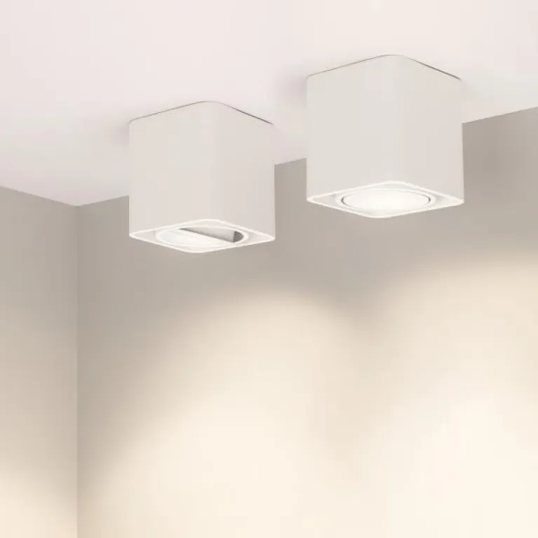 Потолочный светодиодный светильник Arlight SP-Cubus-S100x100-8W Warm3000 036051 в Нижнем Новгороде