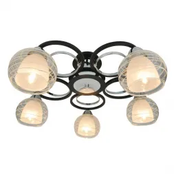 Потолочная люстра Arte Lamp Ginevra A1604PL-5BK