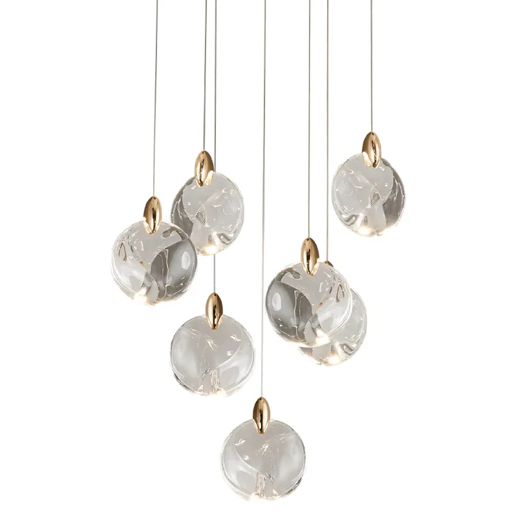 Каскадная люстра Delight Collection OD2440-7 gold/clear в Нижнем Новгороде