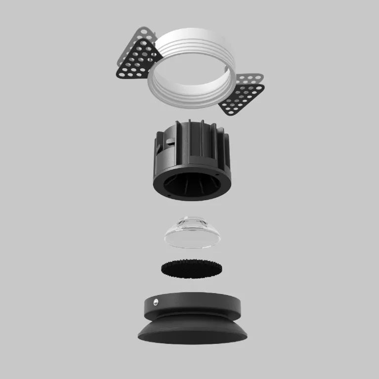 Встраиваемый светильник Maytoni Round DL058-12W2.7K-TRS-B в Нижнем Новгороде