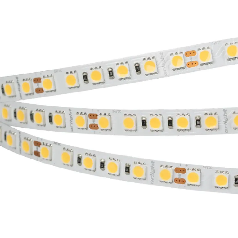 Светодиодная лента Arlight 23W/m 96LED/m 5060SMD теплый белый 5M 028606(2) в Нижнем Новгороде