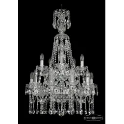 Подвесная люстра Bohemia Ivele 1413/10+5/200/XL-90/2d/Ni