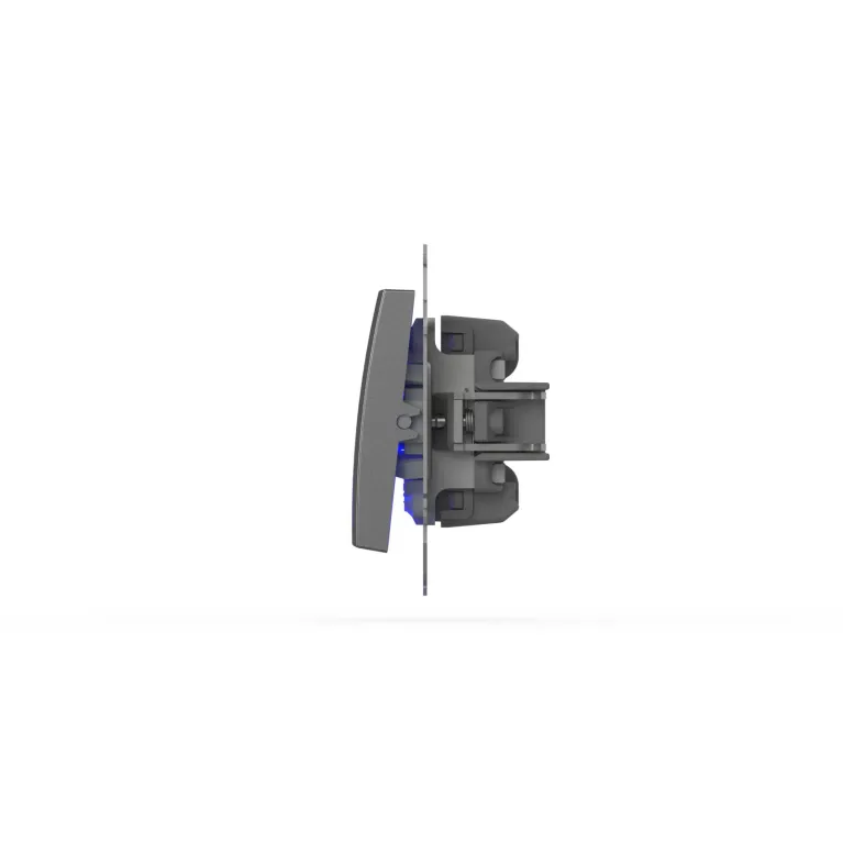 Выключатель двухклавишный с подсветкой ELBI Zena Vega 609-011000-203 в Нижнем Новгороде