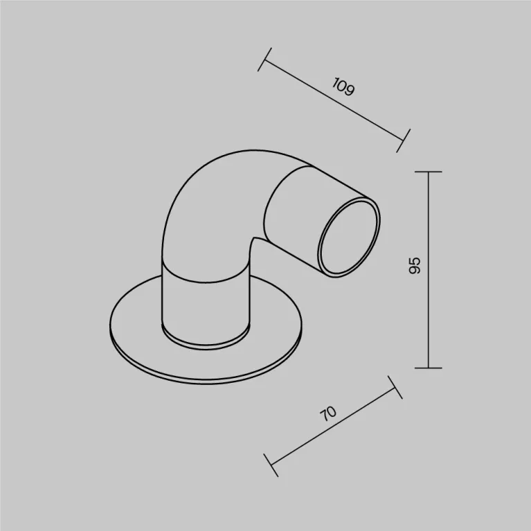 Ландшафтный светильник Maytoni Sleek O477FL-L2GF3K1 в Нижнем Новгороде