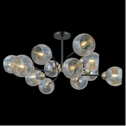 Люстра на штанге Illumico IL0398-12CSQ-79 BK AB