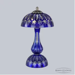 Настольная лампа Bohemia Ivele Crystal 1370L/3/25 Ni Clear-Blue/H-1I