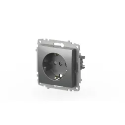 Розетка с заземлением и защитой от детей ELBI Zena Vega 609-011000-243