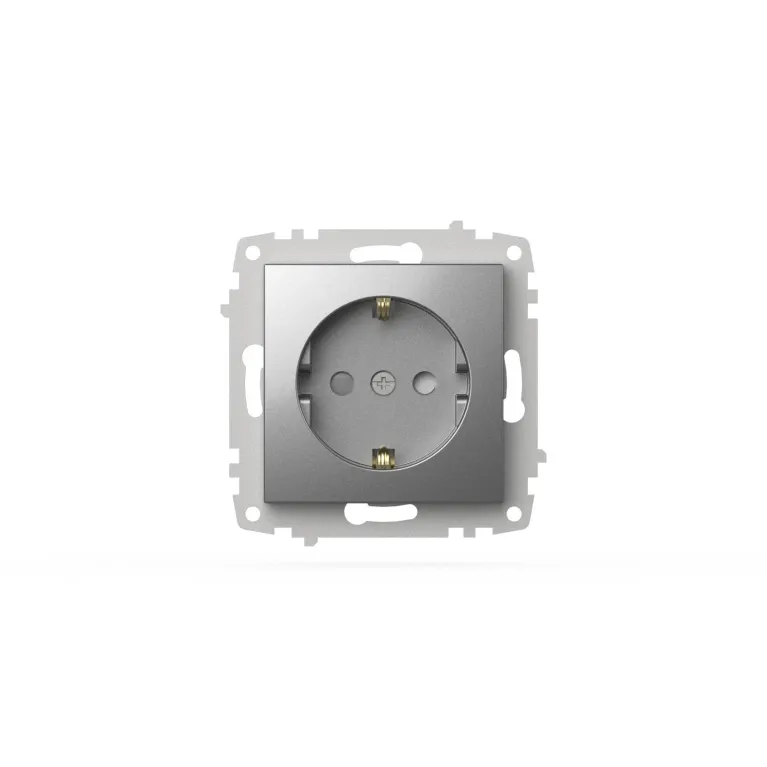 Розетка с заземлением и защитой от детей ELBI Zena Vega 609-011000-243 в Нижнем Новгороде
