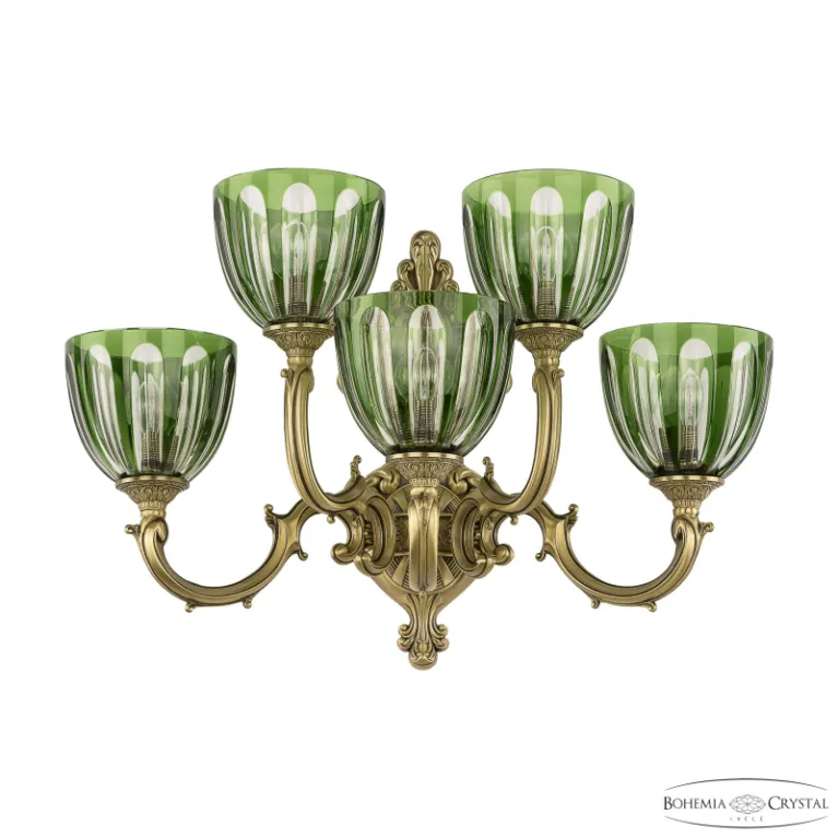 Бра Bohemia Ivele Verona 7214B16/3+2/210 FP P1 U Clear-Green/H-1H в Нижнем Новгороде