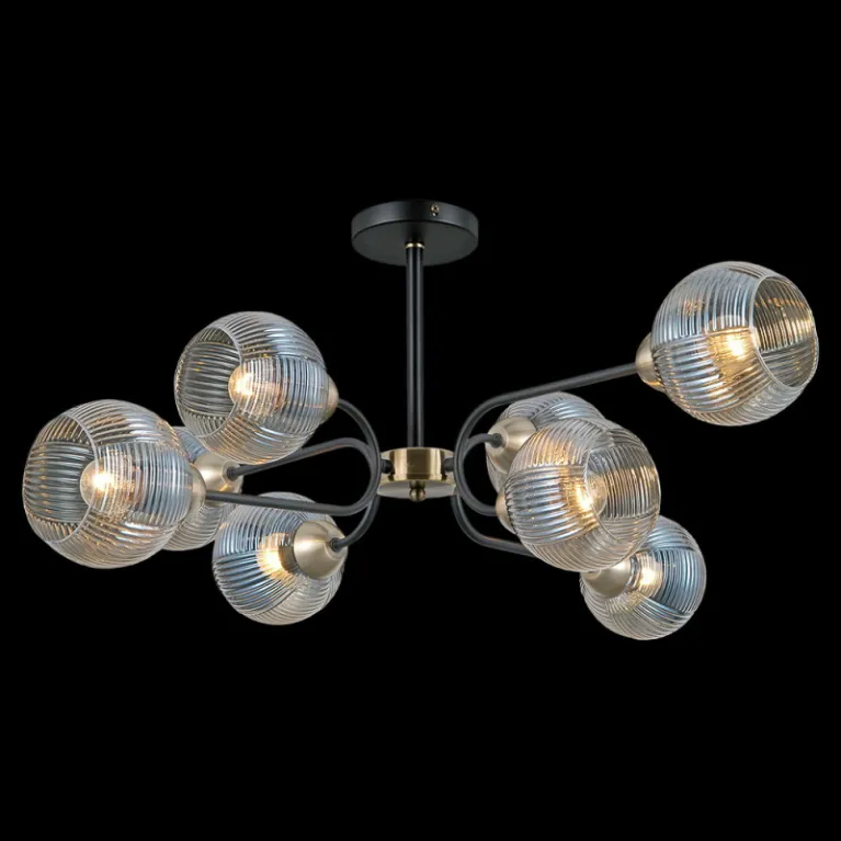 Люстра на штанге Illumico IL0398-8CSQ-79 BK AB в Нижнем Новгороде