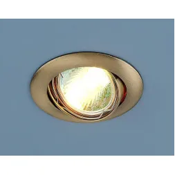 Встраиваемый светильник Elektrostandard 104S MR16 SB бронза 4607138144475