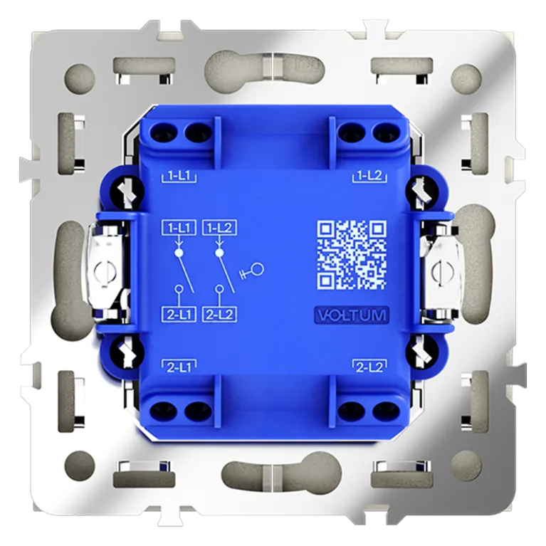 Выключатель двухклавишный Voltum S70 VLS020105 в Нижнем Новгороде