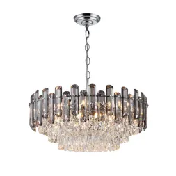 Подвесная люстра Lumien Hall Iterri LH0061/12P-CR-SMK-CL