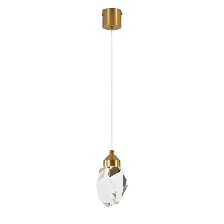 Подвесной светильник Indigo Cristallo 12053/1P Brass V000132L в Нижнем Новгороде