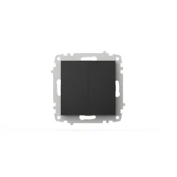 Выключатель двухклавишный ELBI Zena Vega 609-014800-202