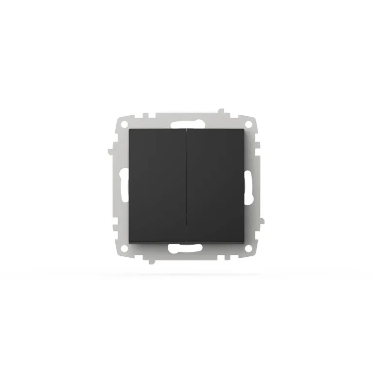 Выключатель двухклавишный ELBI Zena Vega 609-014800-202 в Нижнем Новгороде