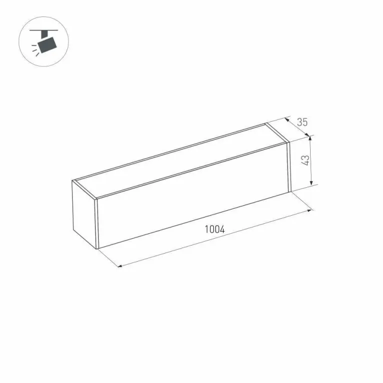 Трековый светодиодный светильник для магнитного шинопровода Arlight Mag-Flat-45-L1005-30W Day4000 02 в Нижнем Новгороде