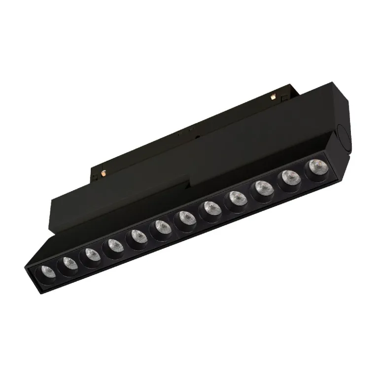 Трековый магнитный светильник Arlight MAG-ORIENT-DOTS-FOLD-S230-12W Warm3000 (BK, 30 deg, 48V) 04201 в Нижнем Новгороде
