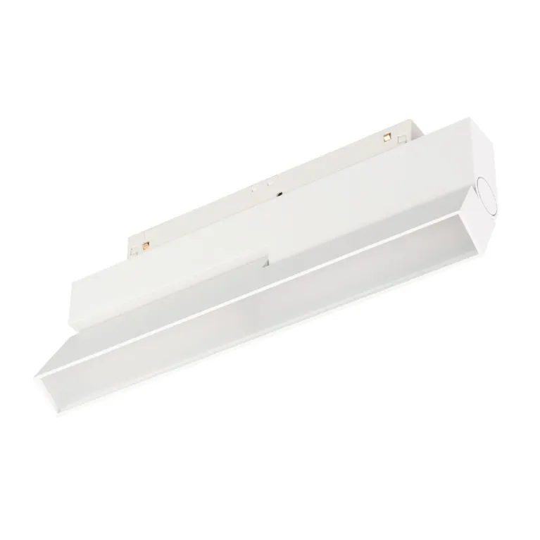 Трековый магнитный светильник Arlight MAG-ORIENT-FLAT-FOLD-S230-12W Warm3000 (WH, 80 deg, 48V DALI)  в Нижнем Новгороде