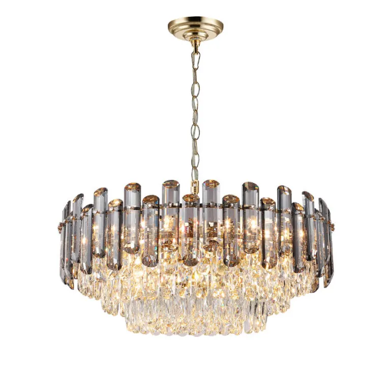 Подвесная люстра Lumien Hall Iterri LH0061/12P-GD-SMK-CL в Нижнем Новгороде