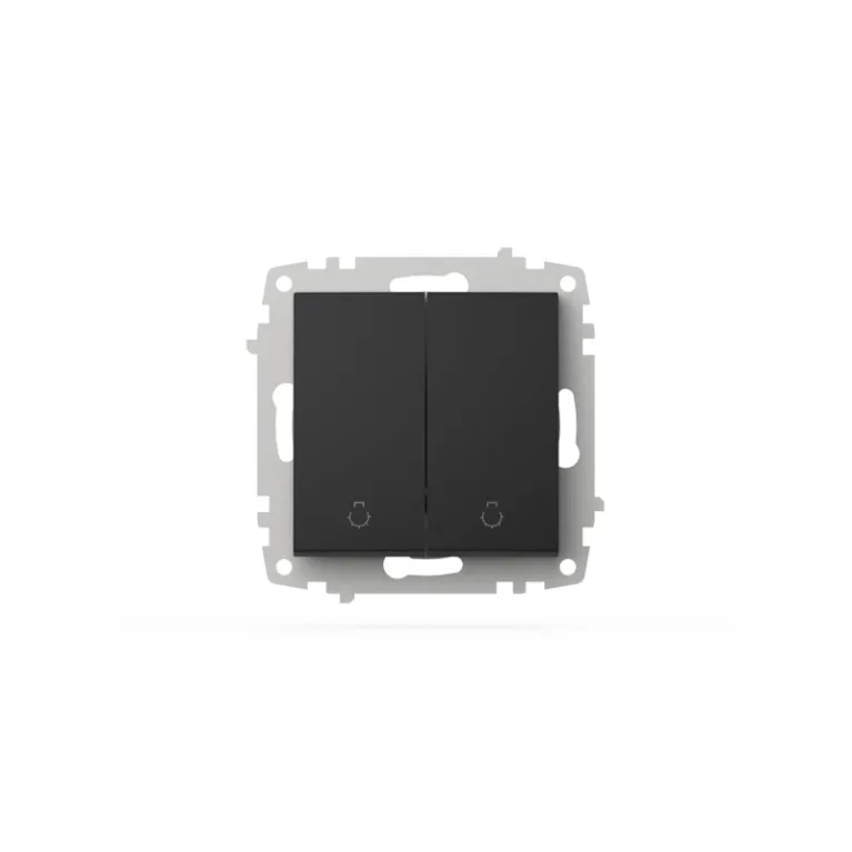 Выключатель двухклавишный ELBI Zena Vega 609-014800-257 в Нижнем Новгороде