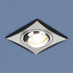 Встраиваемый светильник Elektrostandard 5108 MR16 CH/BK хром/черный 4690389060472