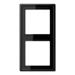Рамка 2-постовая Jung LS 990 черная LS982SW