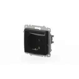 Розетка с крышкой и заземлением ELBI Zena Vega 609-014800-218