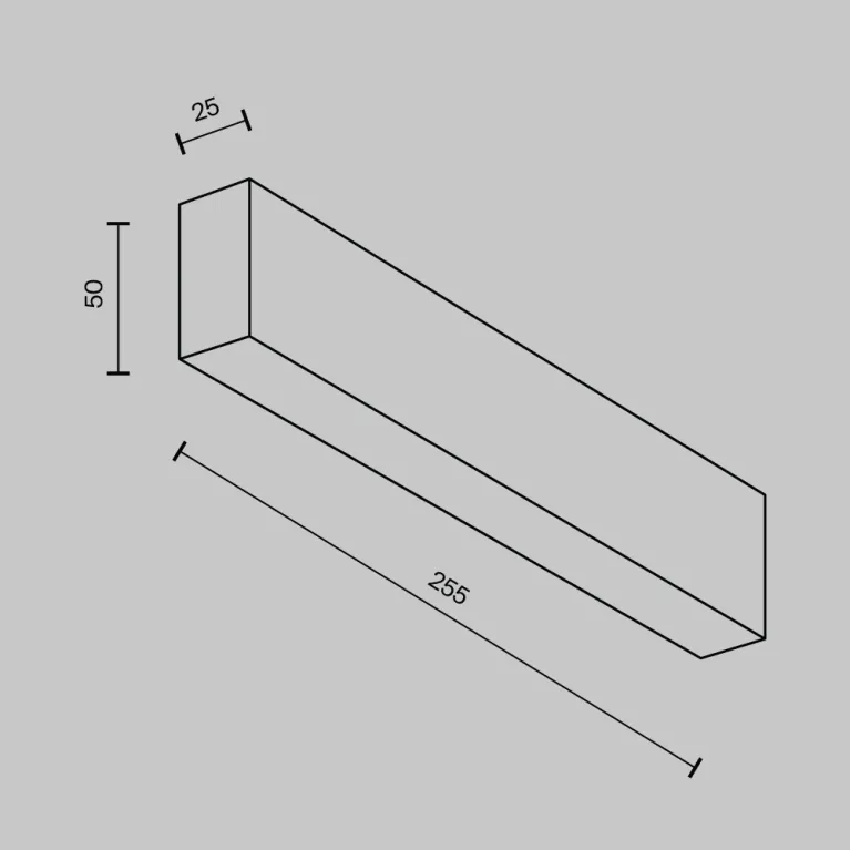 Линейный потолочный светильник Maytoni Basis C068CL-20W3-6K-B в Нижнем Новгороде