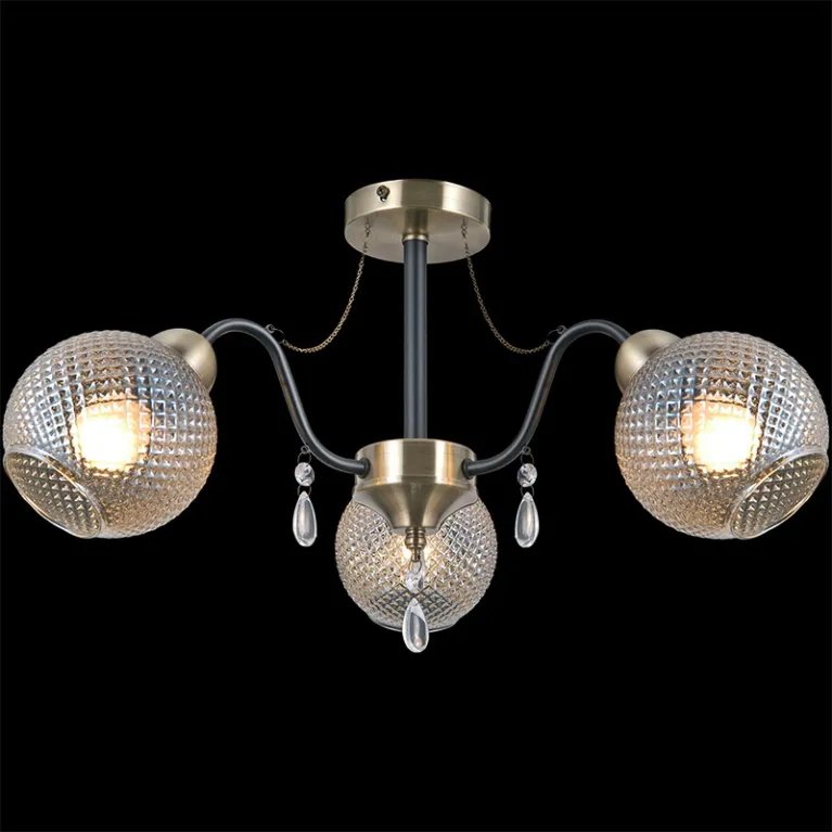 Люстра на штанге Illumico IL0432-3CSQ-29 AB BK в Нижнем Новгороде