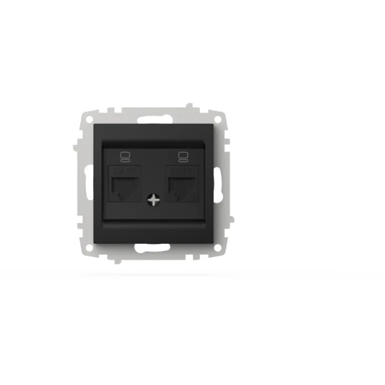 Розетка компьютерная двухместная ( Cat 6) ELBI Zena Vega 609-014800-248 в Нижнем Новгороде