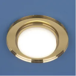 Встраиваемый светильник Elektrostandard 8061 GX53 YL/GD зеркальный/золото 4690389065149