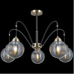 Люстра на штанге Illumico IL0433-5PSQ-79 BK AB