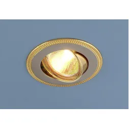 Встраиваемый светильник Elektrostandard 870 MR16 PS/GD перл. серебро/золото 4690389007248