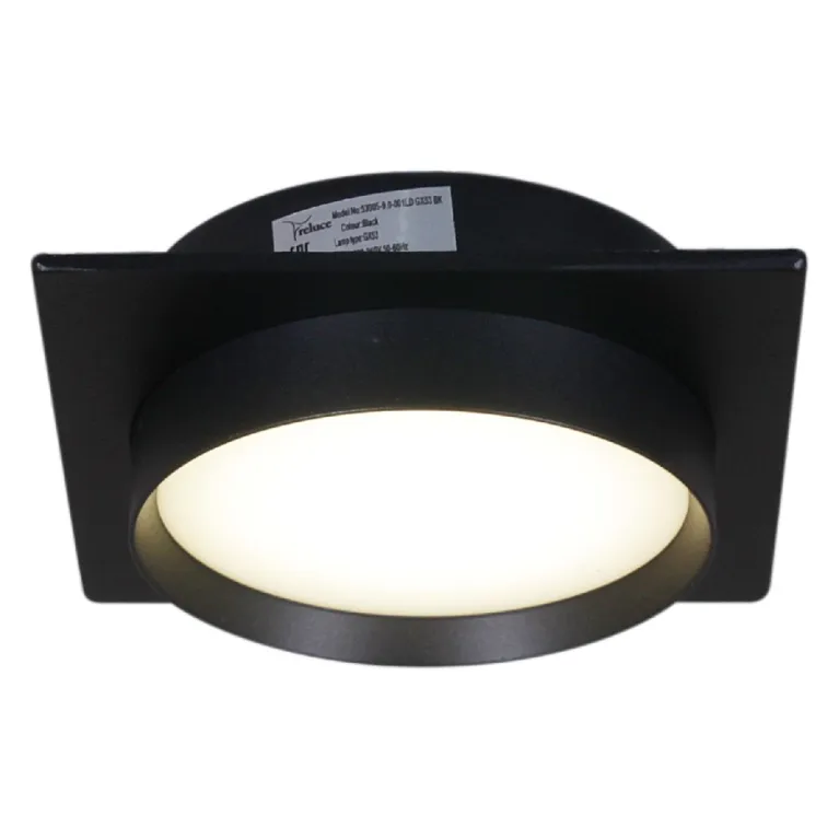 Встраиваемый светильник Reluce 53005-9.0-001LD GX53 BK в Нижнем Новгороде