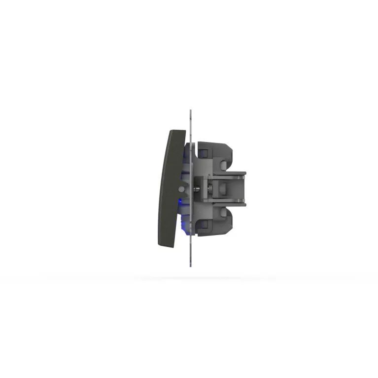 Выключатель двухклавишный с подсветкой ELBI Zena Vega 609-011100-203 в Нижнем Новгороде