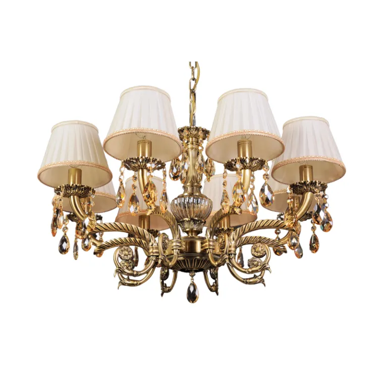 Подвесная люстра Abrasax Sylvia L.8110-8BR CRISTAL-SHADE в Нижнем Новгороде