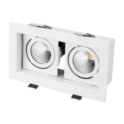 Встраиваемый светильник Arlight CL-KARDAN-S180x102-2x9W Warm 024127