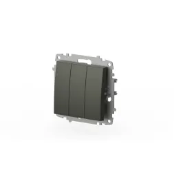 Выключатель трехклавишный ELBI Zena Vega 609-011100-254