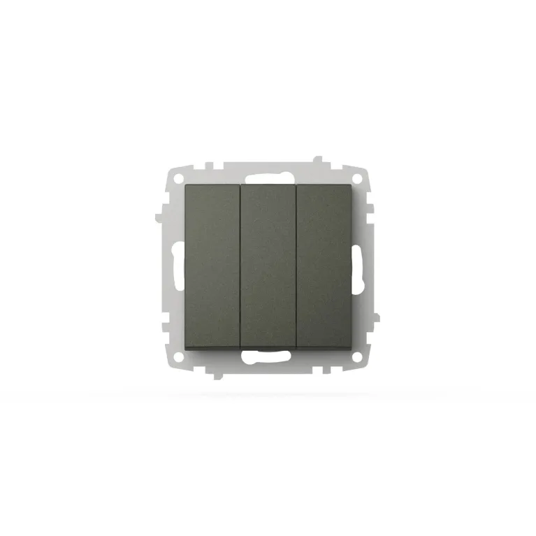 Выключатель трехклавишный ELBI Zena Vega 609-011100-254 в Нижнем Новгороде