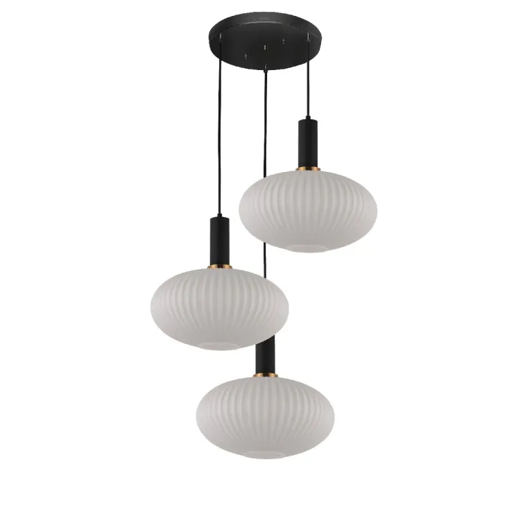 Подвесной светильник Lumina Deco Floril LDP 1216-3 WT+BK в Нижнем Новгороде