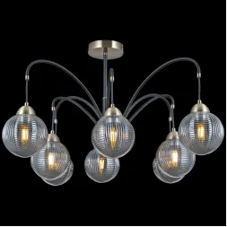 Люстра на штанге Illumico IL0433-8PSQ-79 BK AB