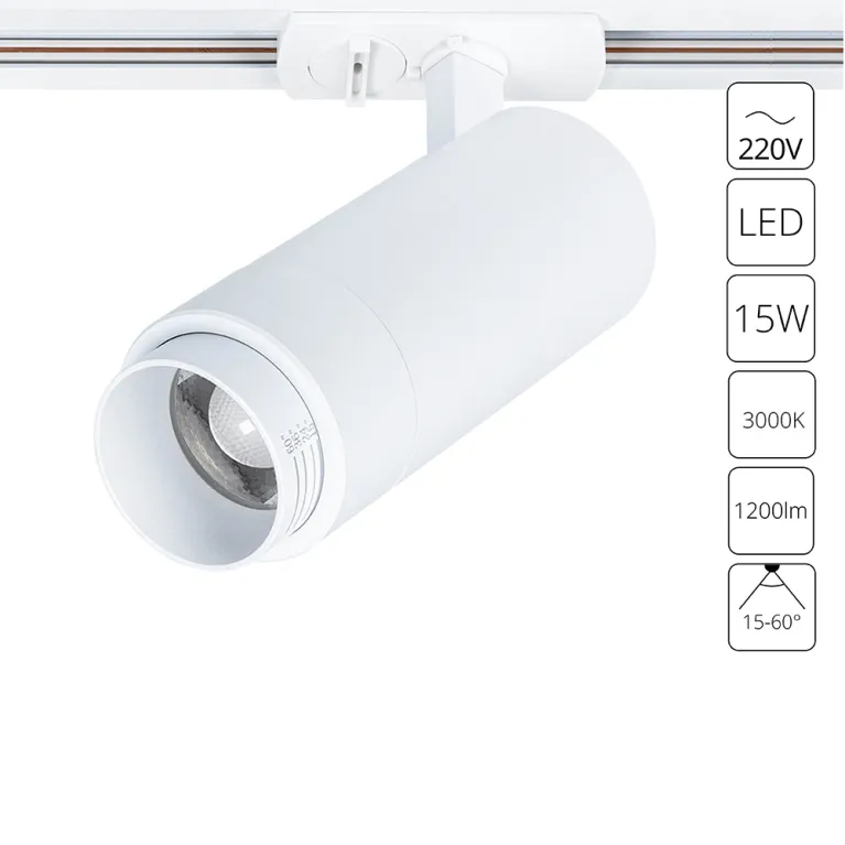 Трековый светильник Arte Lamp Merak A3530PL-1WH в Нижнем Новгороде