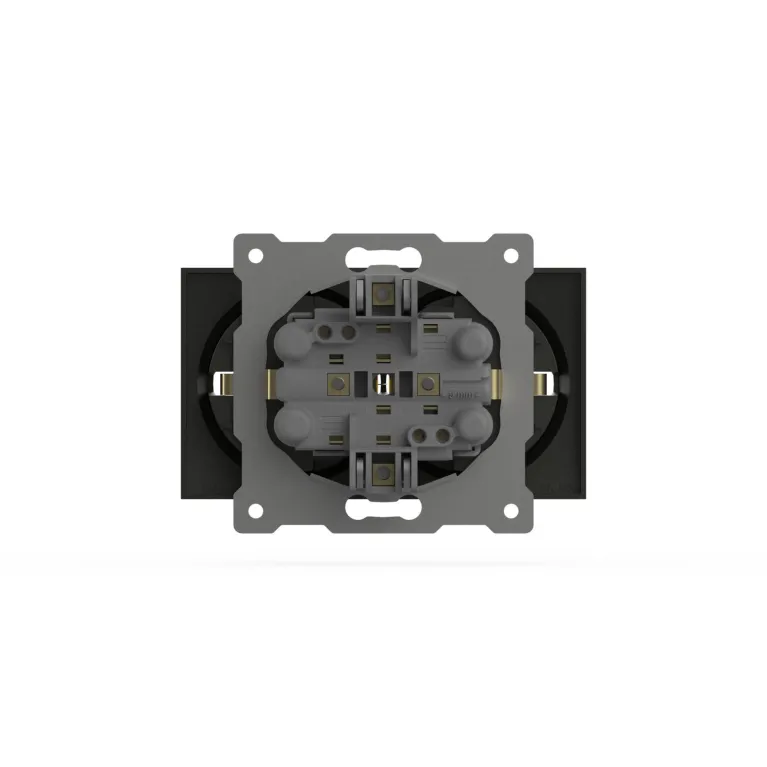 Розетка двухместная с заземлением ELBI Zena Vega 609-011100-907 в Нижнем Новгороде