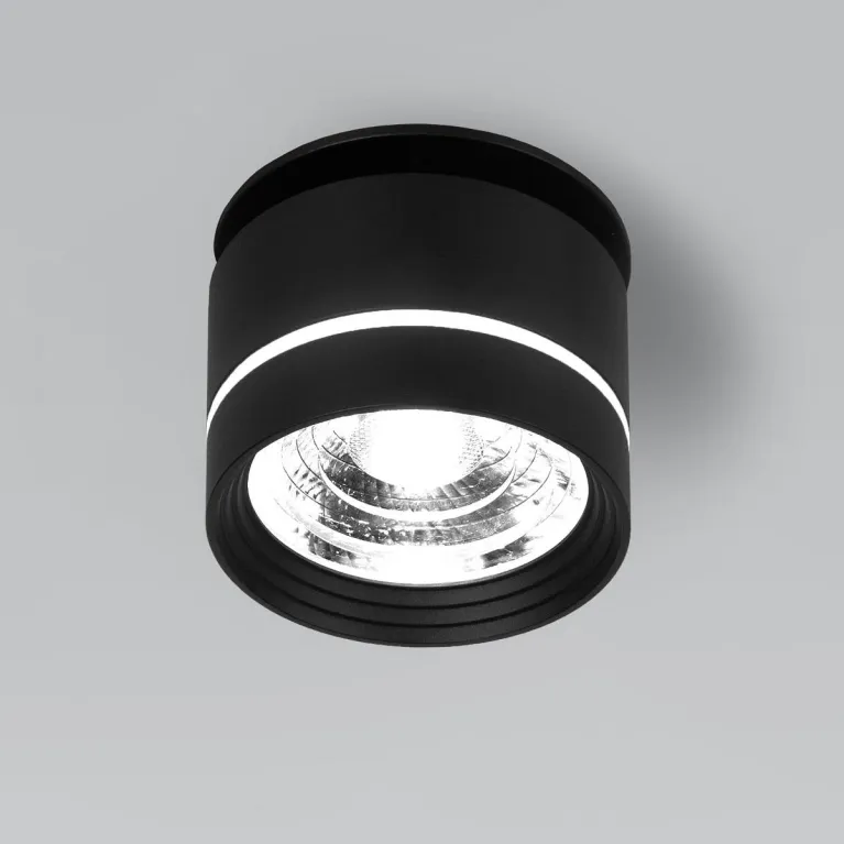 Встраиваемый светодиодный светильник Elektrostandard Stark 25035/LED 8W 4200K чёрный a062932 в Нижнем Новгороде