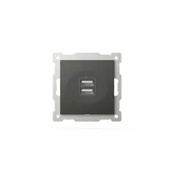 Розетка USB 5V 2,1A 2-я ELBI Zena Vega 609-011100-143