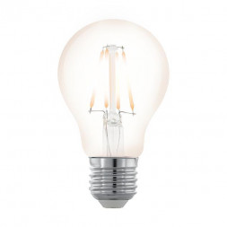 Лампа светодиодная филаментная диммируемая E27 4W 2200К прозрачная 11705