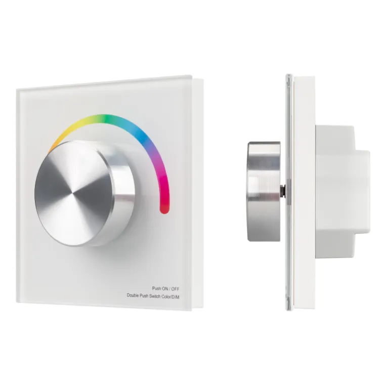 Панель Arlight Smart-P8-RGB-G-IN White (12-24V, 3x4A, Rotary, 2.4G) 033764 в Нижнем Новгороде